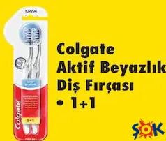 COLGATE AKTİF BEYAZLIK DİŞ FIRÇASI 1+1